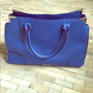 Bright Blue Rebecca Minkoff arm bag.